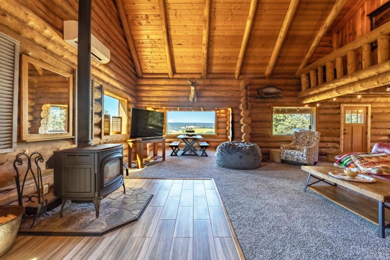 Rowland Log Cabin Home Lyle Exterior foto