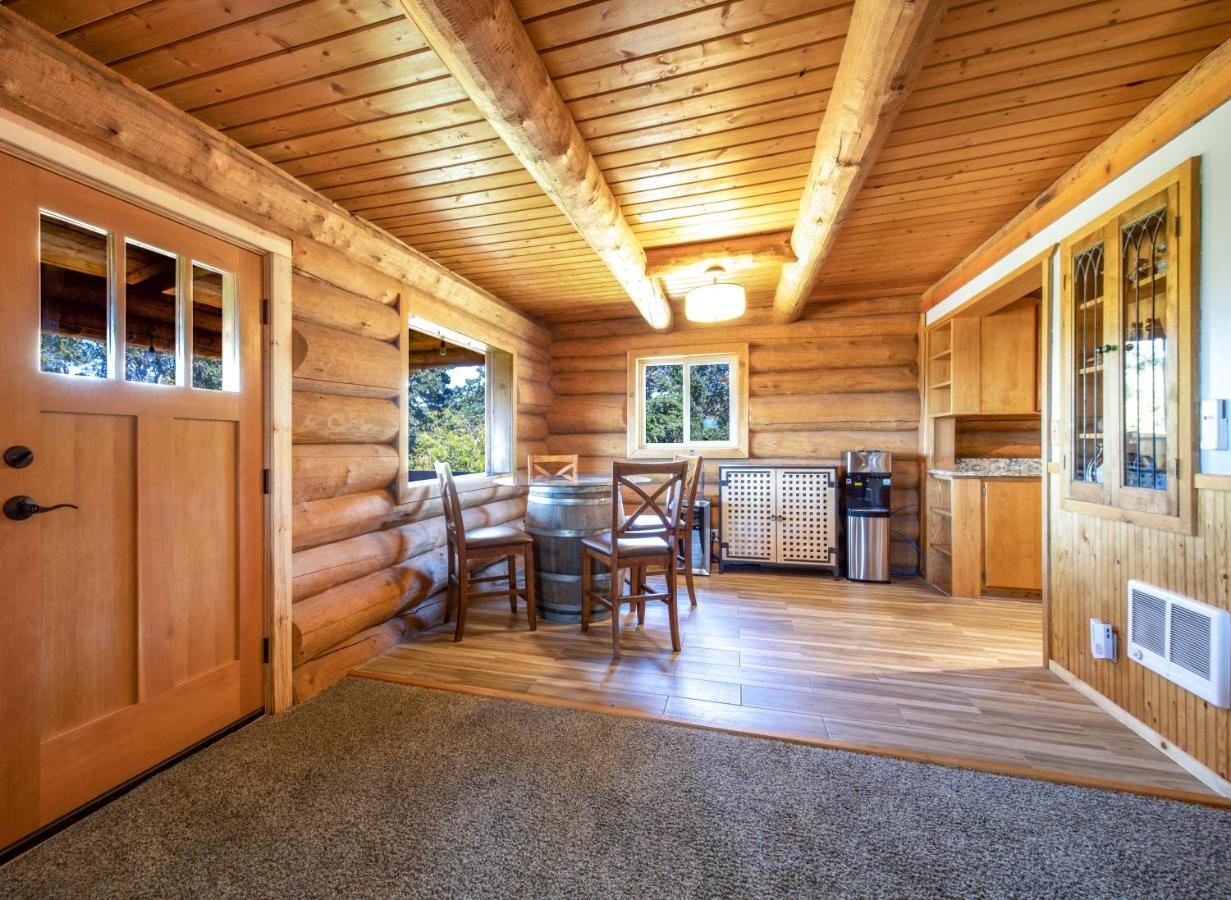 Rowland Log Cabin Home Lyle Exterior foto