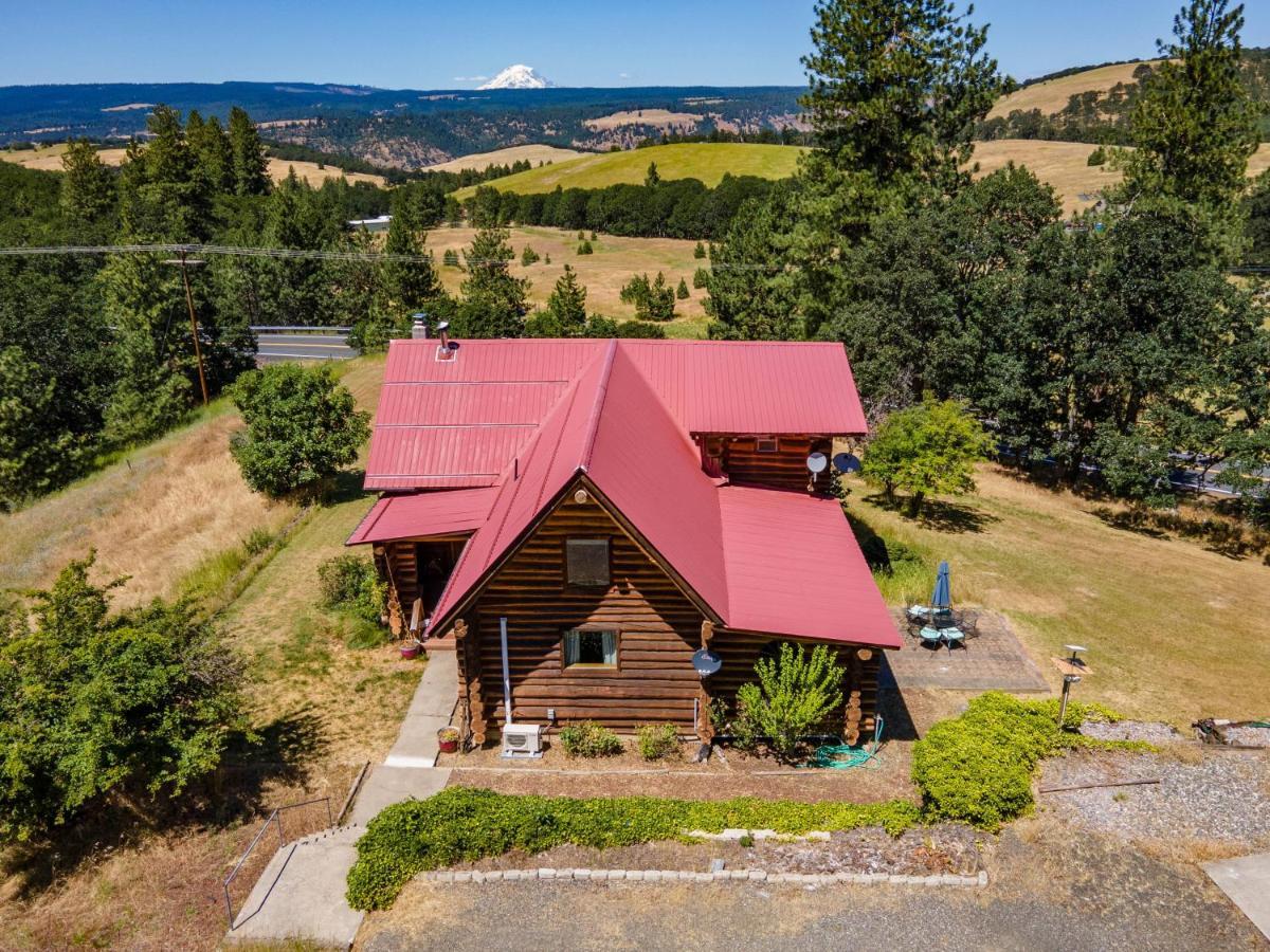 Rowland Log Cabin Home Lyle Exterior foto