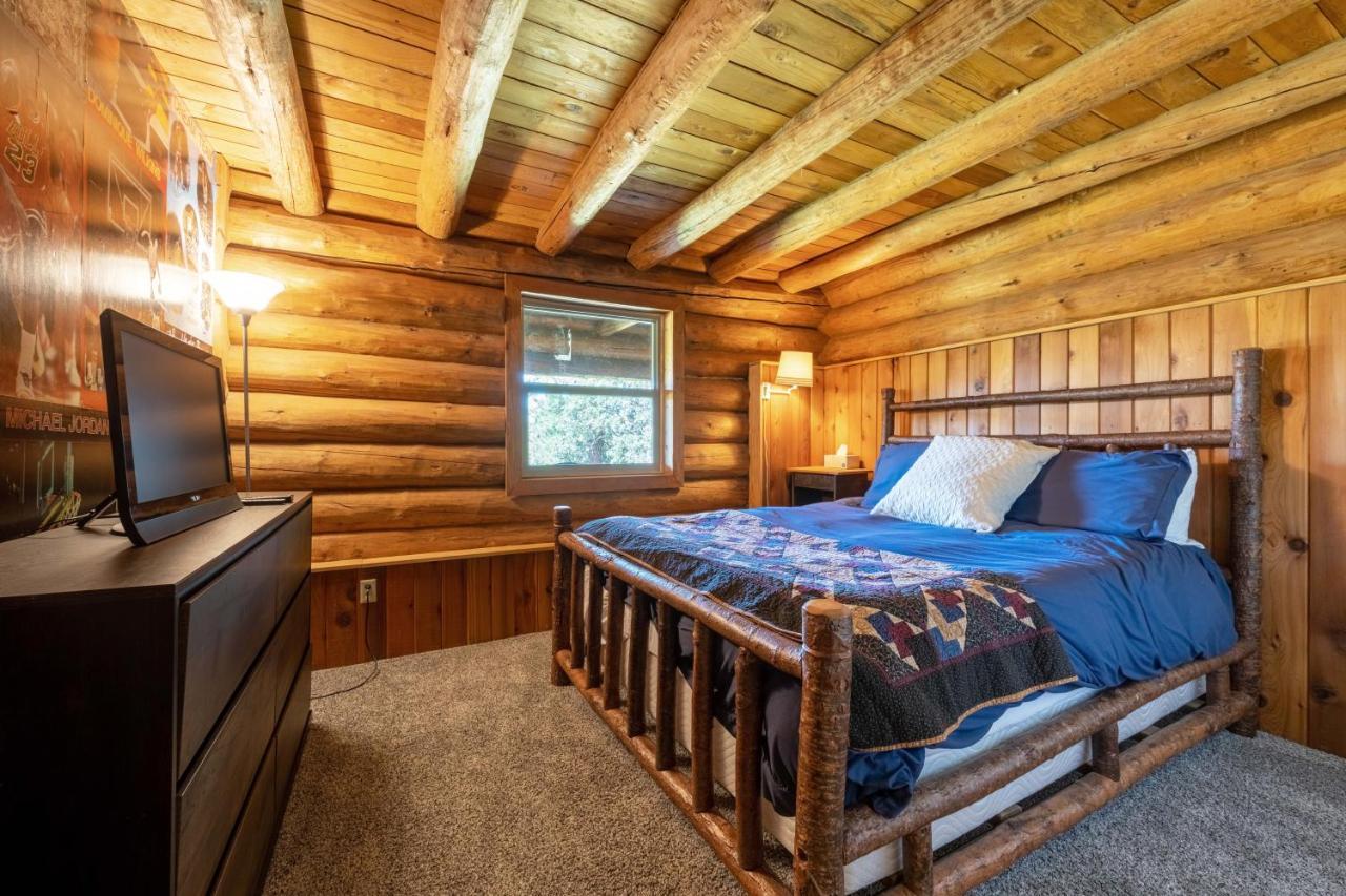 Rowland Log Cabin Home Lyle Exterior foto